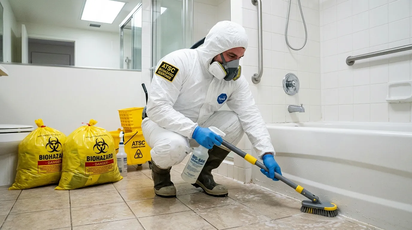 Decontamination equipment deployed for Blood Cleanup in Apple Valley